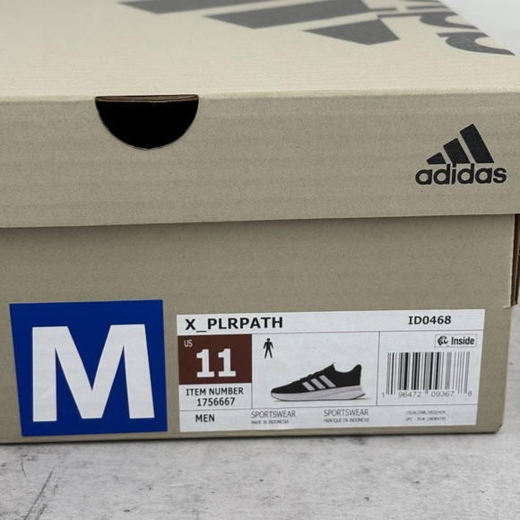 adidas Men's X_PLR Path Sneaker Size 11 Black New In Box Athletic Shoes - Picture 5 of 5